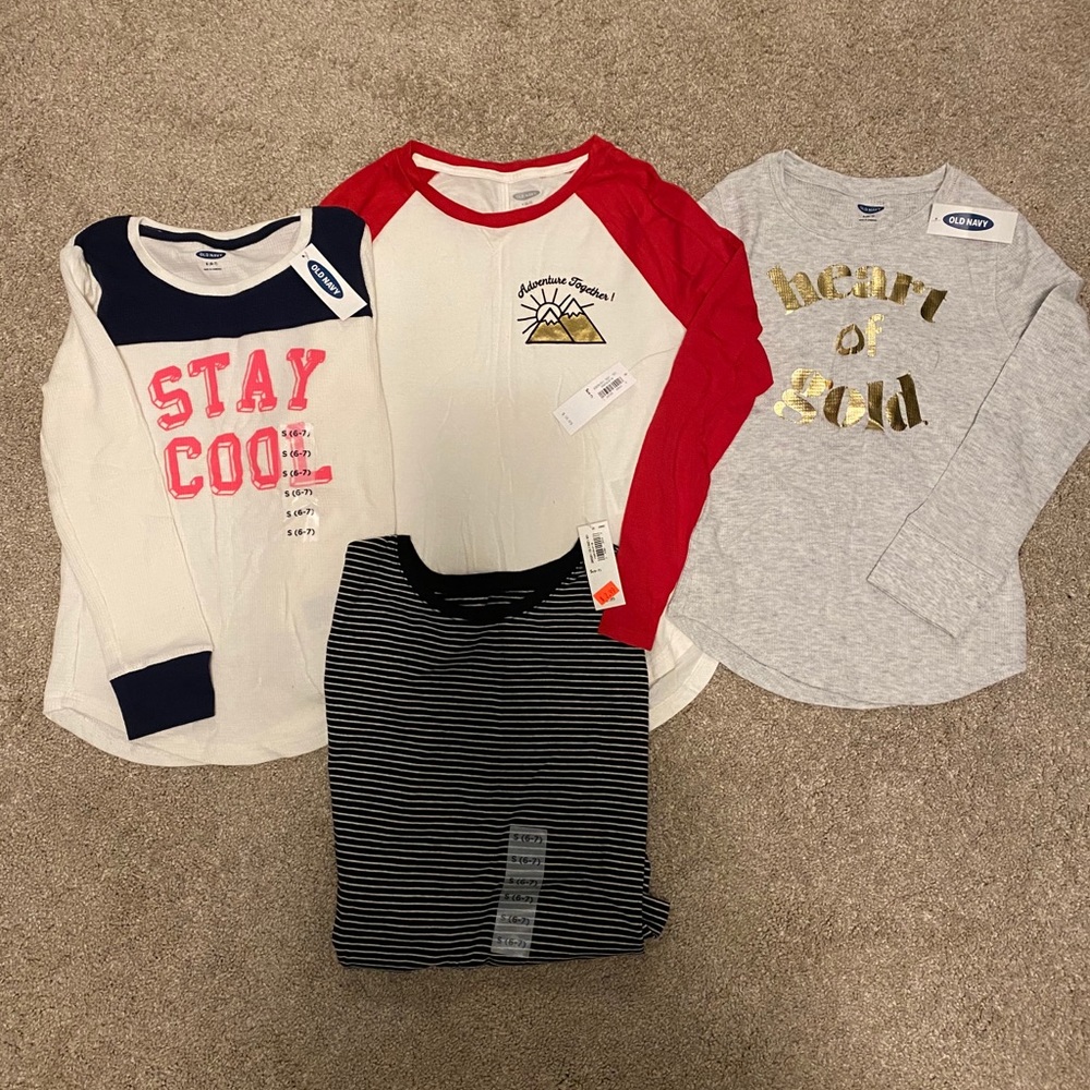 Girl’s Long Sleeve Shirt Bundle